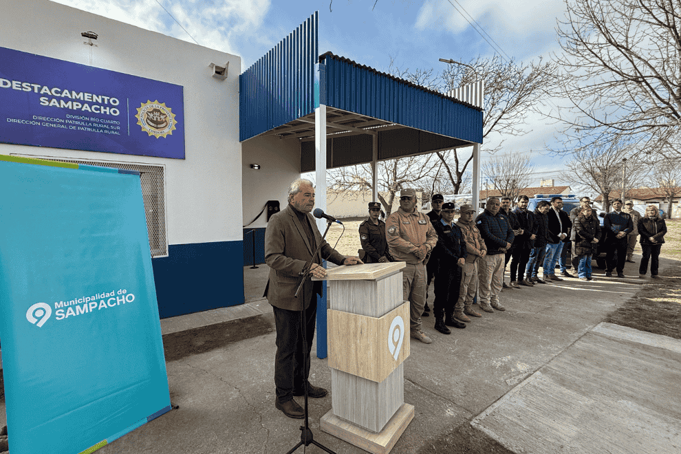 Seguridad Rural: Sampacho suma un destacamento policial