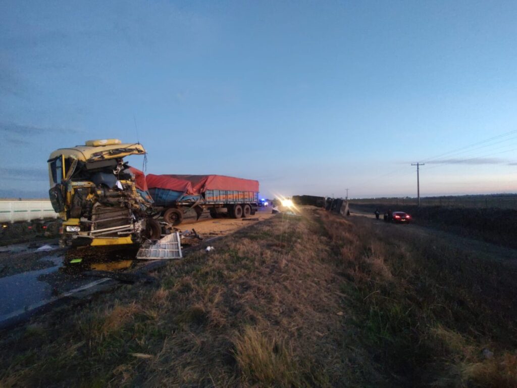 Accidente fatal en Ruta Nacional 35.