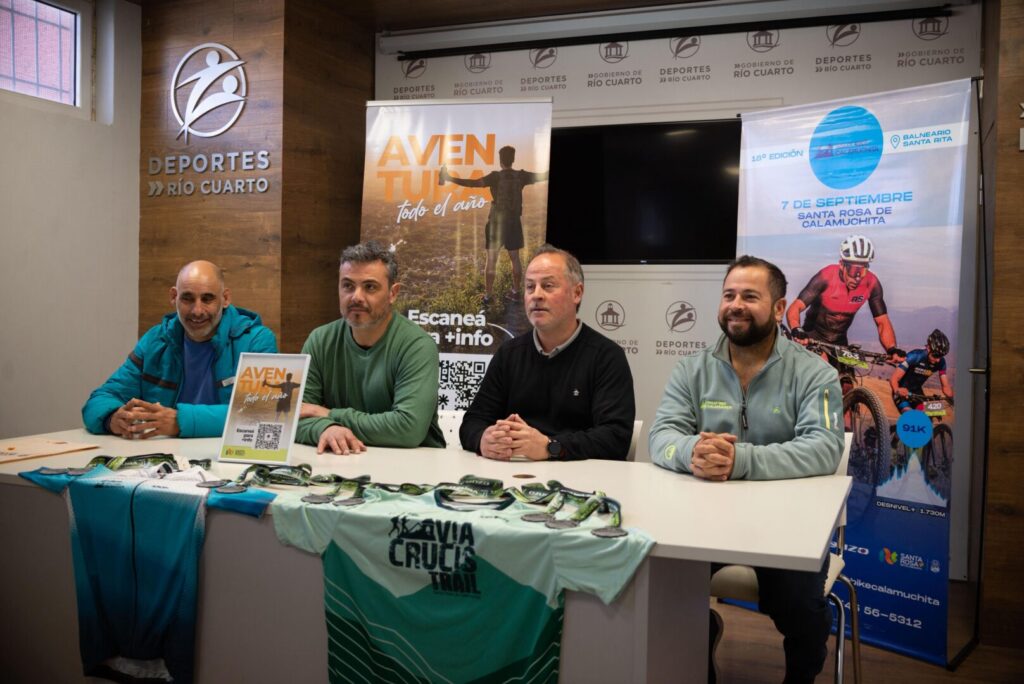 Presentaron en Río Cuarto el Rally Bike y Vía Crucis Trail de Calamuchita