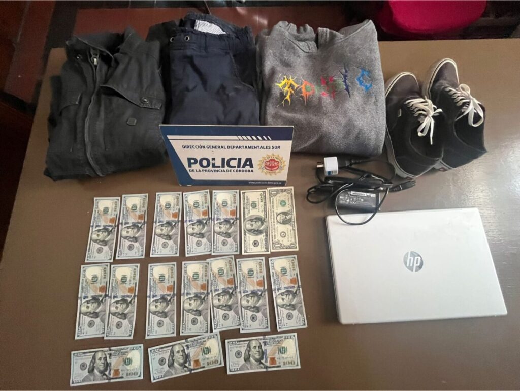 Macrocentro: Policía recupera dólares y una notebook robada