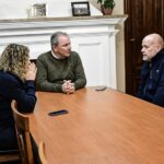 El intendente De Rivas se reunió con autoridades de Aerolíneas para recuperar la conectividad aérea