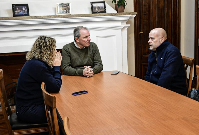 El intendente De Rivas se reunió con autoridades de Aerolíneas para recuperar la conectividad aérea