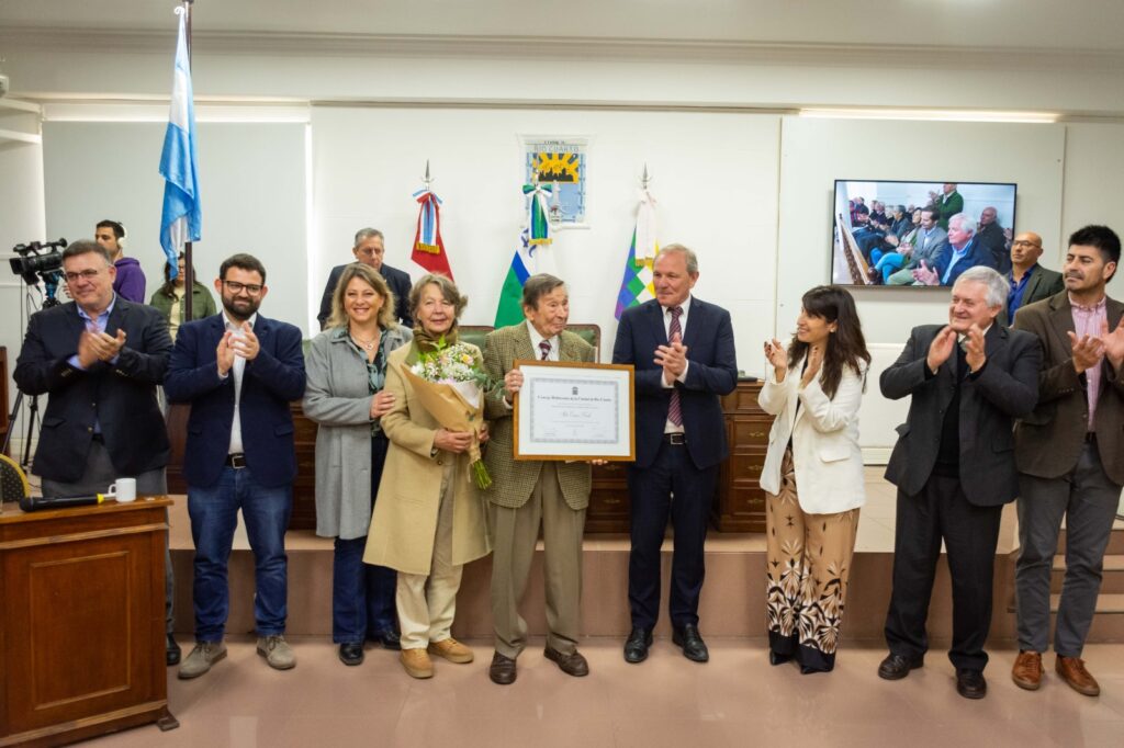 El Ingeniero Aldo Rudi fue declarado Ciudadano Ilustre en un emotivo acto