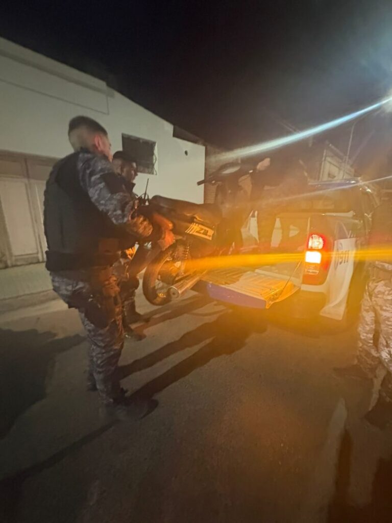 Secuestro de Motocicleta con patente adulterada