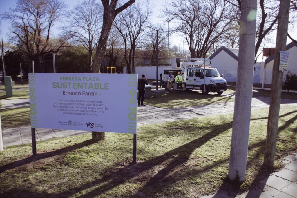 Río Cuarto ya cuenta con su primera plaza sustentable