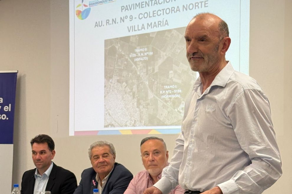 La Provincia licitará la pavimentación de la colectora de ruta 9 en Villa María