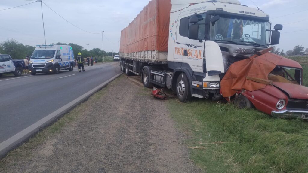 Accidente fatal en Ruta Nacional 8.
