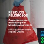 Qué hay que hacer con los residuos peligrosos y los neumáticos sin uso