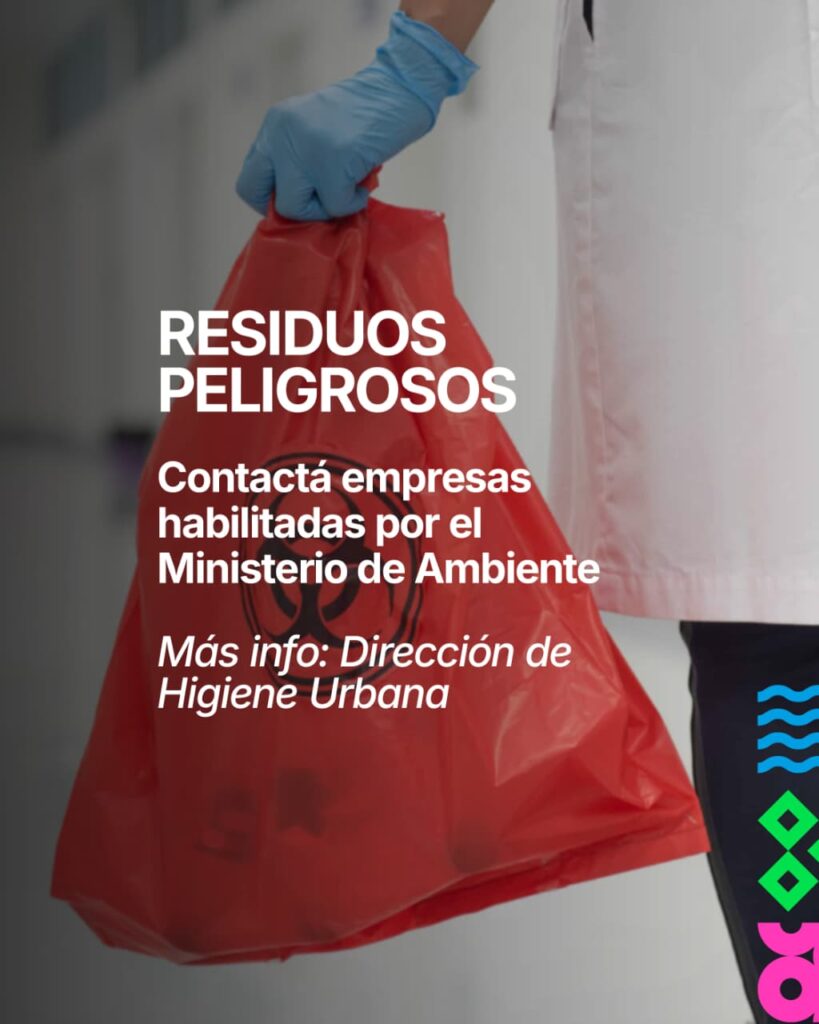 Qué hay que hacer con los residuos peligrosos y los neumáticos sin uso