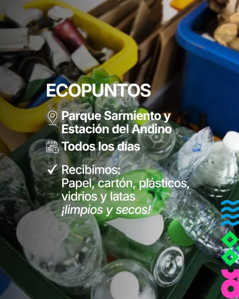 Reciclado: dónde funcionan los Ecopuntos y qué residuos reciben