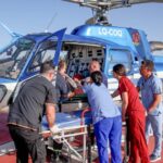 La Provincia realizó un rescate aéreo de emergencia en la zona del Cerro Negro