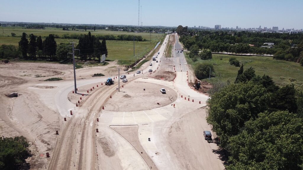 La duplicación de calzada de ruta 30 alcanzó un 85% de avance