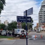 Reparación de caño principal de distribución de agua