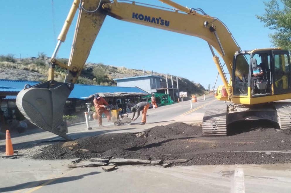 Está habilitado el tránsito en el Camino de las Altas Cumbres luego de la reparación de un socavón
