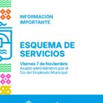 Esquema de atención ciudadana y de servicios por Asueto MunicipalViernes 7 de noviembre