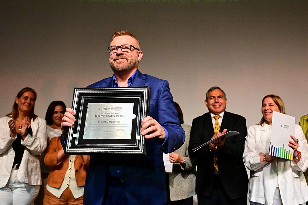 Córdoba reconoció al investigador Gabriel Rabinovich