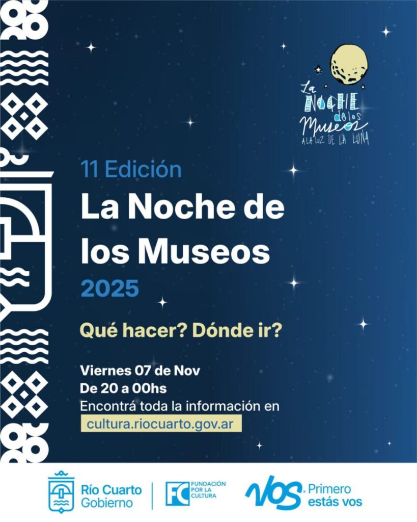 Noche de los Museos en Río Cuarto: Un Evento Cultural Gratuito e Interactivo