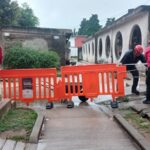 Defensa Civil intervino en el Cementerio de la Concepción por una galería que sufrió daños en su estructura