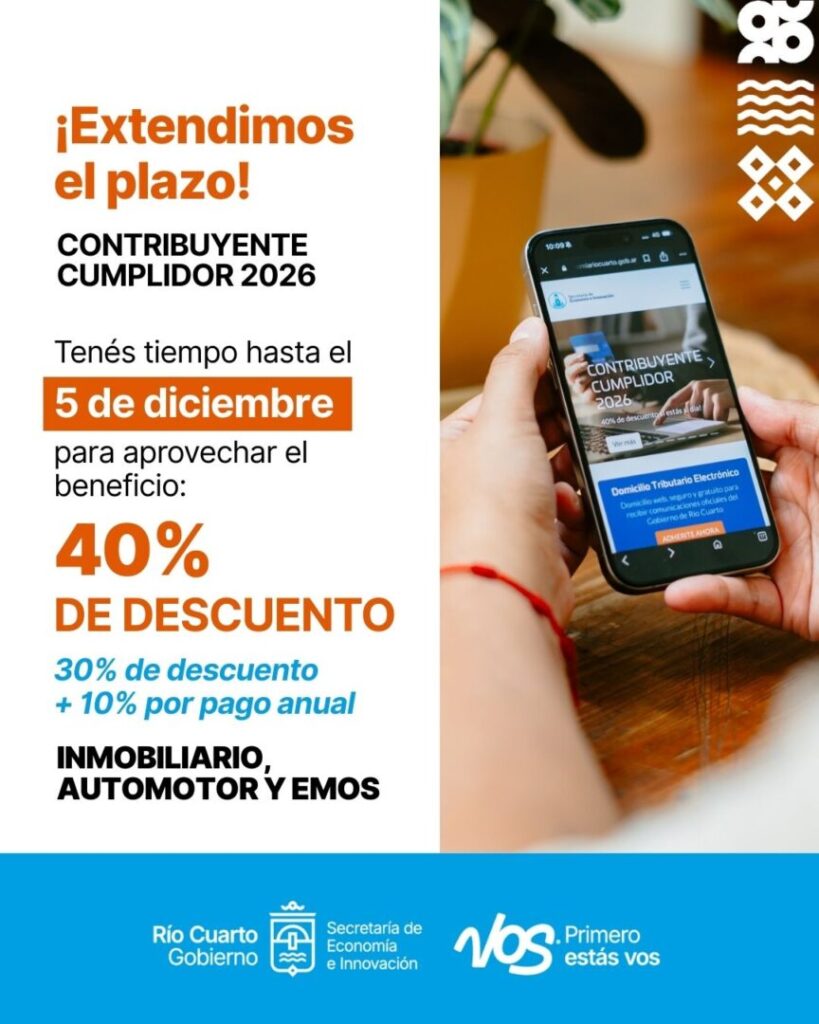 Se extiende el plazo para adherir al programa Contribuyente Cumplidor