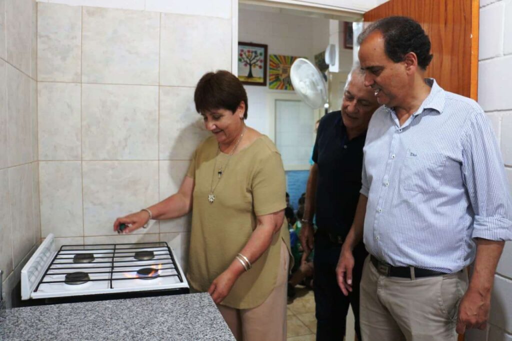 La Cautiva y Tosquita,  inauguraron la primera etapa de la red domiciliaria de gas natural