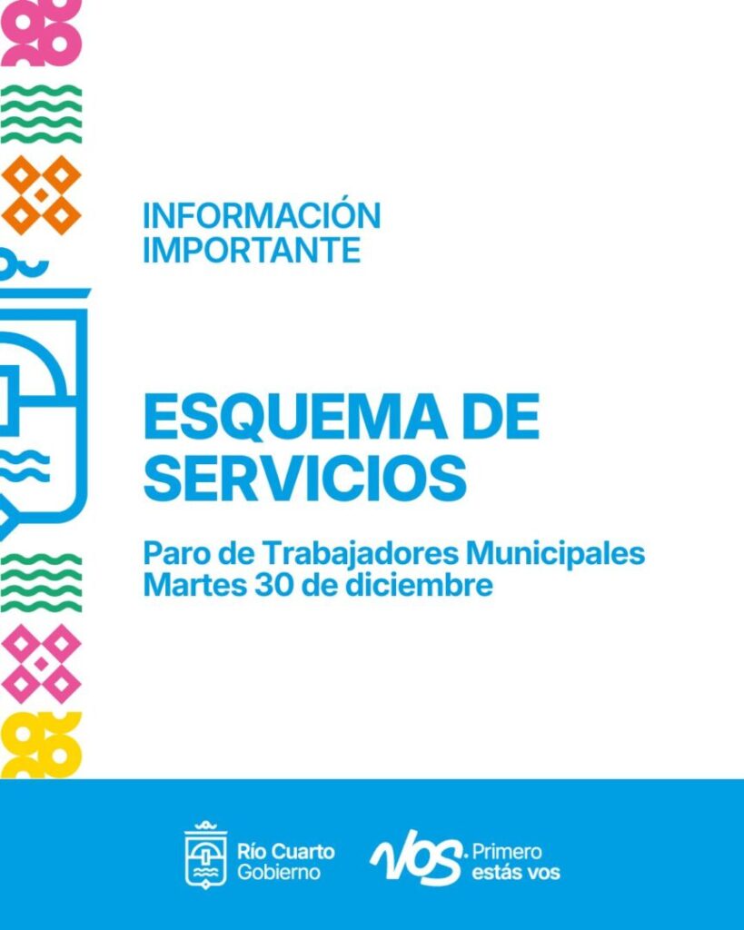 Esquema de atención por paro de trabajadores municipales