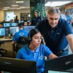 Llaryora visitó el Centro de Monitoreo de Cordobeses en Alerta