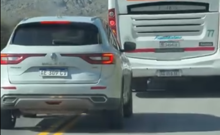 Conducción peligrosa en las Altas Cumbres: Inhabilitan la licencia y radican denuncia penal contra la conductora de la Koleos