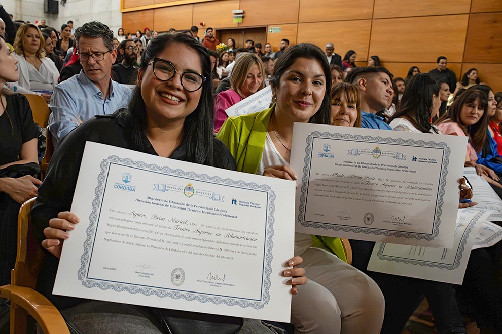 Córdoba incorpora certificaciones intermedias oficiales en todas las Tecnicaturas Superiores