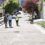 Avanzan las obras de pavimentación con adoquines municipales