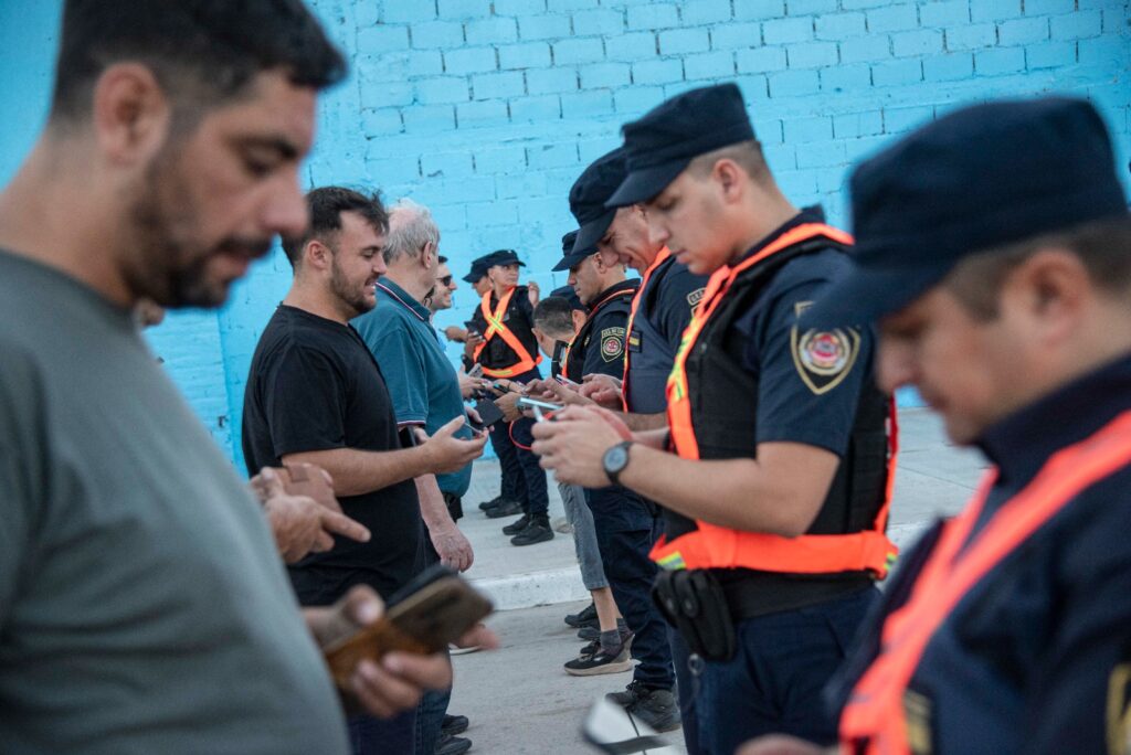 La Guardia Local y la Dirección de Tránsito participaron del exitoso operativo por el partido de Estudiantes