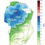 Lluvias: Los lugares donde más agua cayó en las últimas 24 horas