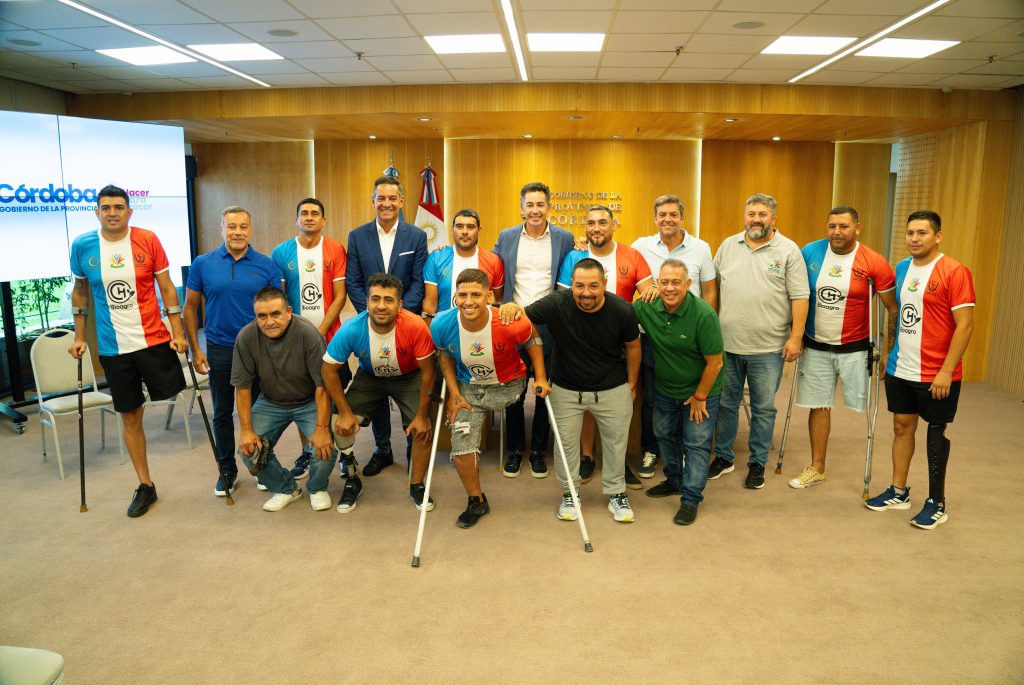 Córdoba acompaña a Los Teros en su camino a la Copa Libertadores de Fútbol de Amputados