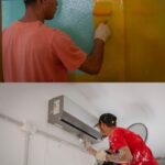 Siguen los trabajos en los jardines con intervenciones en pintura y arreglos en general