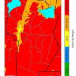 El riesgo de incendios será extremo en toda la provincia