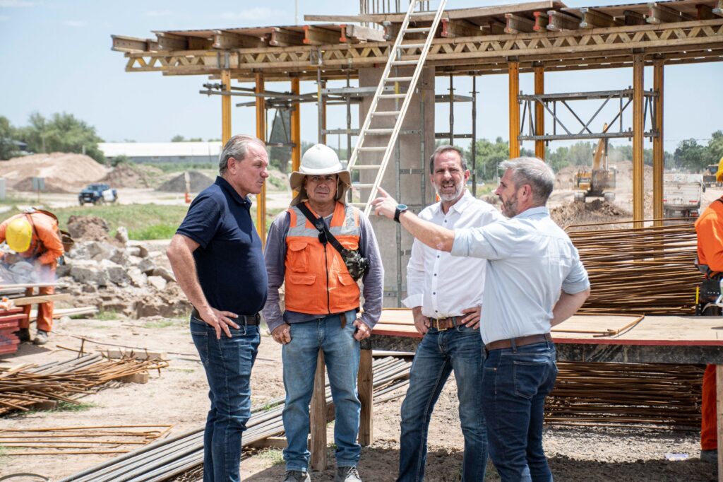 De Rivas recorrió las obras en la Circunvalación que avanzan a buen ritmo en seis frentes