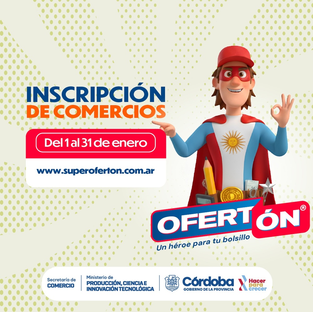 SuperOfertón: hasta el 31 de enero los comercios pueden inscribirse