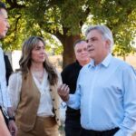 Villa María: Llaryora supervisó la construcción de la primera Escuela de Oficiales del interior