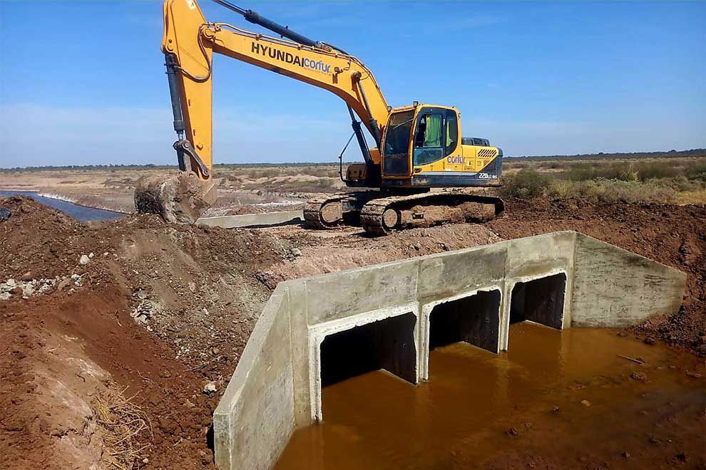 Ejecutarán obras hídricas en el interior por $10.174 millones en 2026