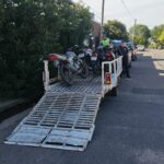 16 motocicletas secuestradas en controles vehiculares en Zona Oeste.
