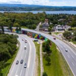 Un colorido mural decorará el puente de ingreso a Villa Carlos Paz