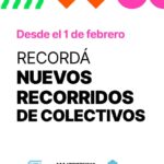 Comenzaron a regir los cambios parciales en el sistema de transporte