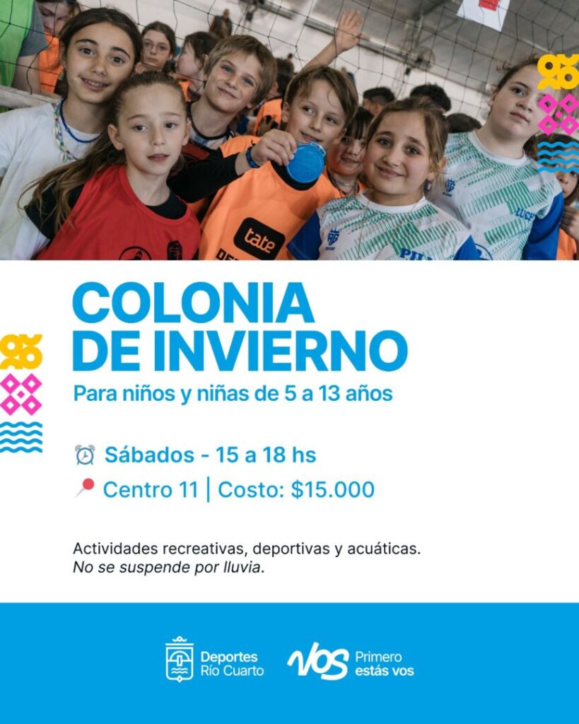 Inscripciones abiertas: comienzan las actividades de las Colonia de invierno