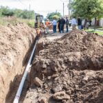 Avanza la obra de cloacas en el barrio de empleados de comercio que beneficiará a más de 500 familias