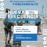 Desde hoy Río Cuarto suma una nueva frecuencia de conectividad aérea