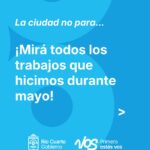 El Municipio intensificó las tareas de mantenimiento vial durante mayo y alcanzó más de 2900 intervenciones en toda la ciudad