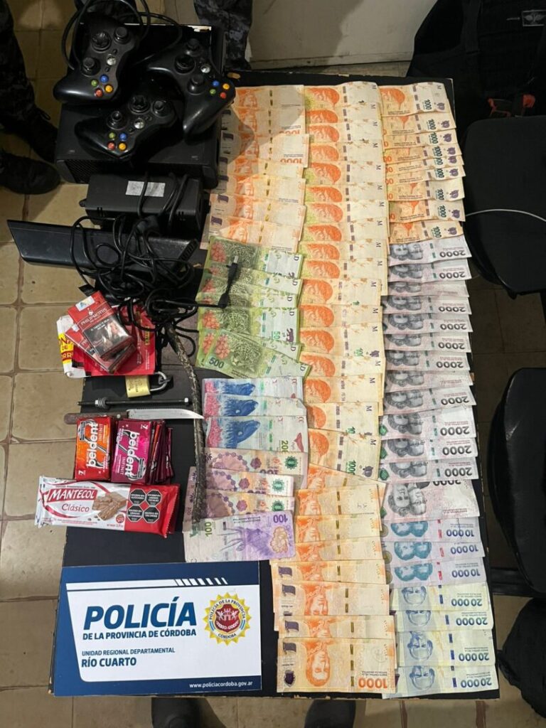 Operativo cerrojo con aprehensión y recupero de elementos sustraídos
