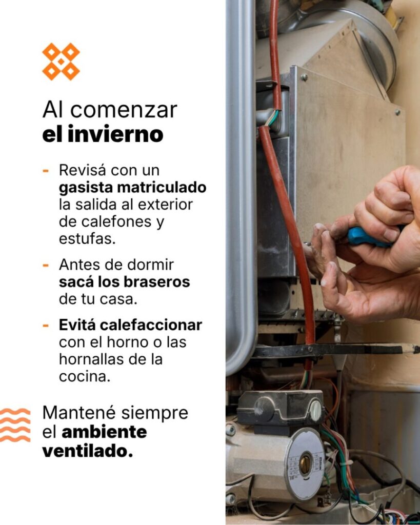 Prevención de intoxicaciones por monóxido de carbono