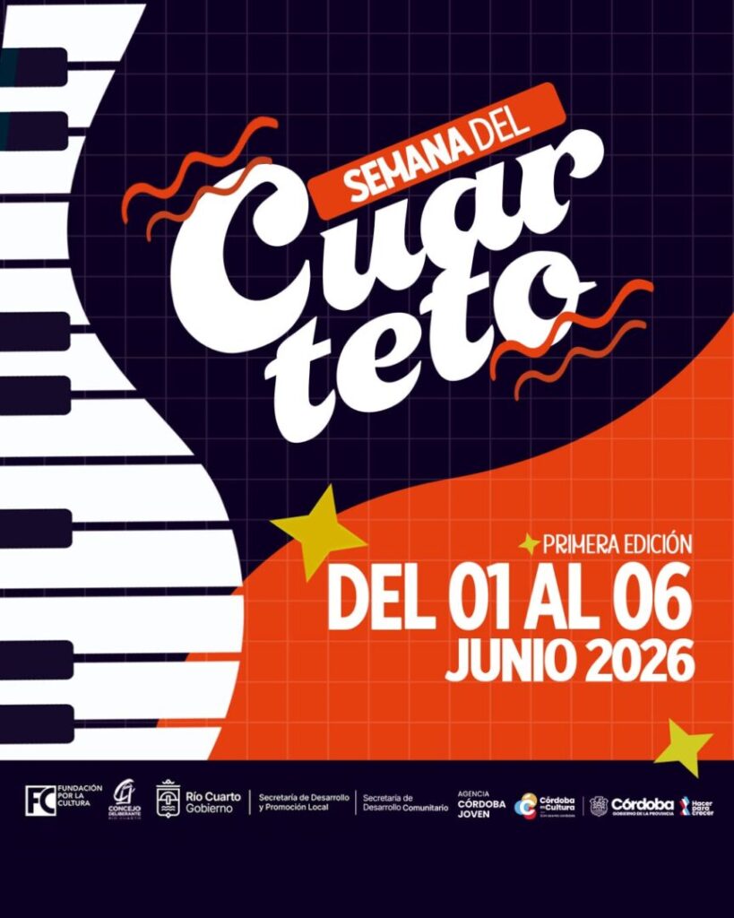 Llega la 1° Semana del Cuarteto con actividades gratuitas para toda la familia