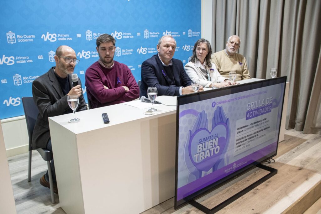 El municipio presentó la Campaña del Buen Trato a Personas Mayores y la agenda de actividades de junio