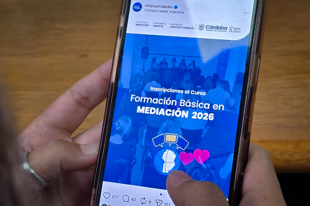 Nueva edición del curso de Formación Básica en Mediación para fortalecer la resolución pacífica de conflictos